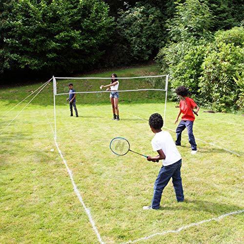 Fostoy Badminton Rackets, Badminton Sets for Backyards, Lightweight Carbon Fiber Badminton Racquets with 3 shuttlecocks and Carry Bag - JOY2ESpree