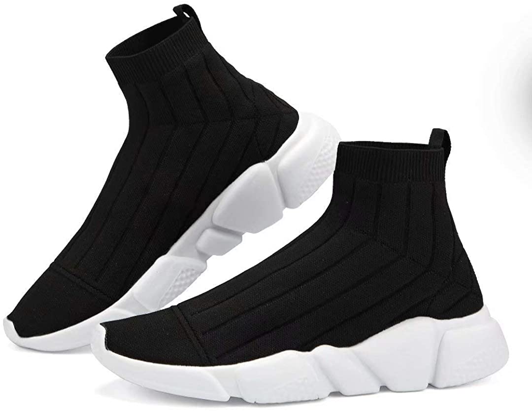 Voxge Men's and Women's Sock Sneakers Lightweight Breathable Athletic Running.