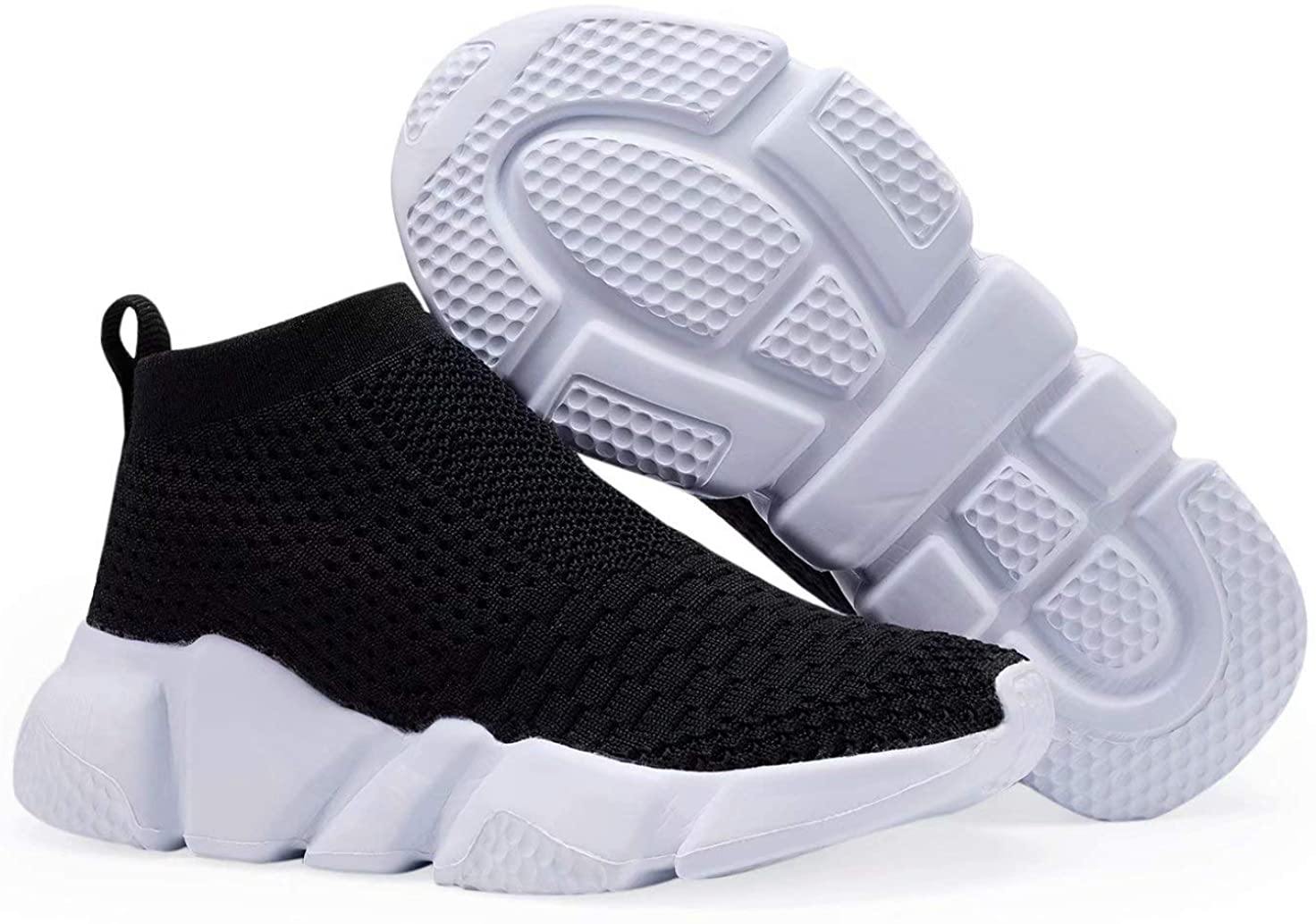 YAVY Kids Sock Sneakers for Boys and Girls Tennis Sock Shoes Lightweight Running Shoes Breathable Casual Sports Shoes - JOY2ESpree
