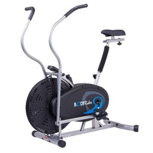 
                        
                          गैलरी व्यूवर में इमेज लोड करें, Body Rider Body Flex Sports Upright Exercise Fan Bike, Indoor Stationary Bike for Cycling, Black/Silver/Blue (BRF750) - JOY2ESpree
                        
                      