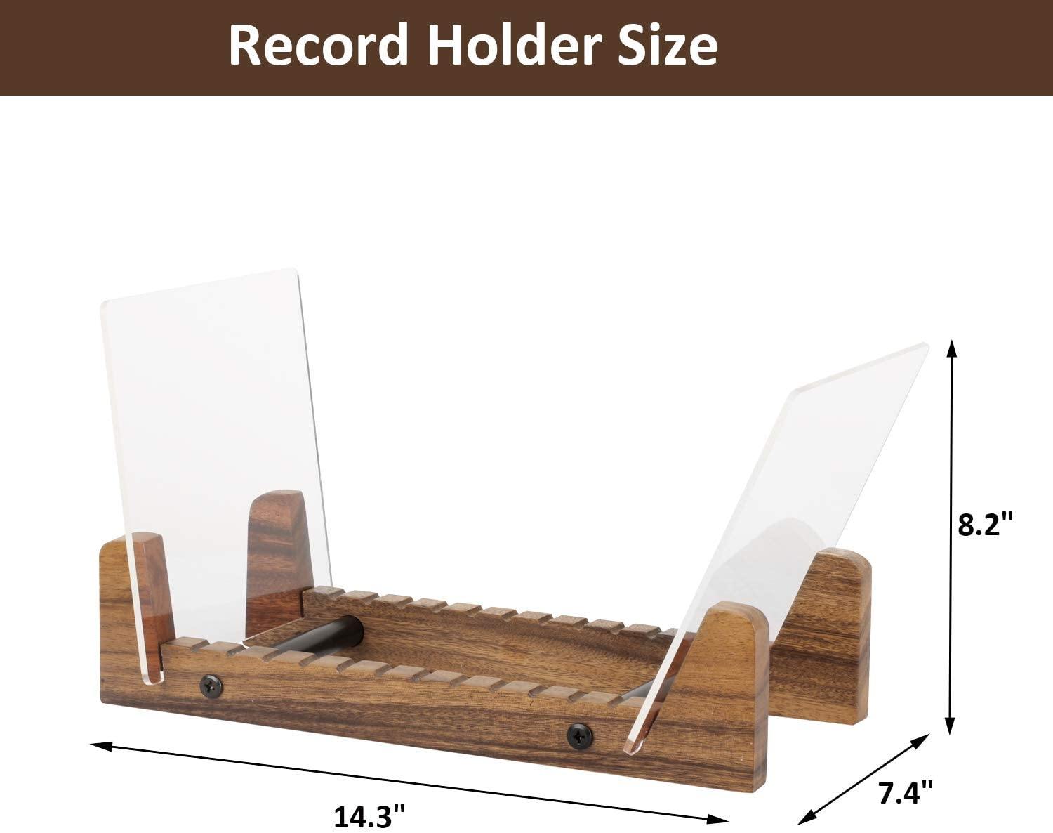 siemsove Vinyl Record Storage Holder-Showcase Your Favorite LPs - JOY2ESpree
