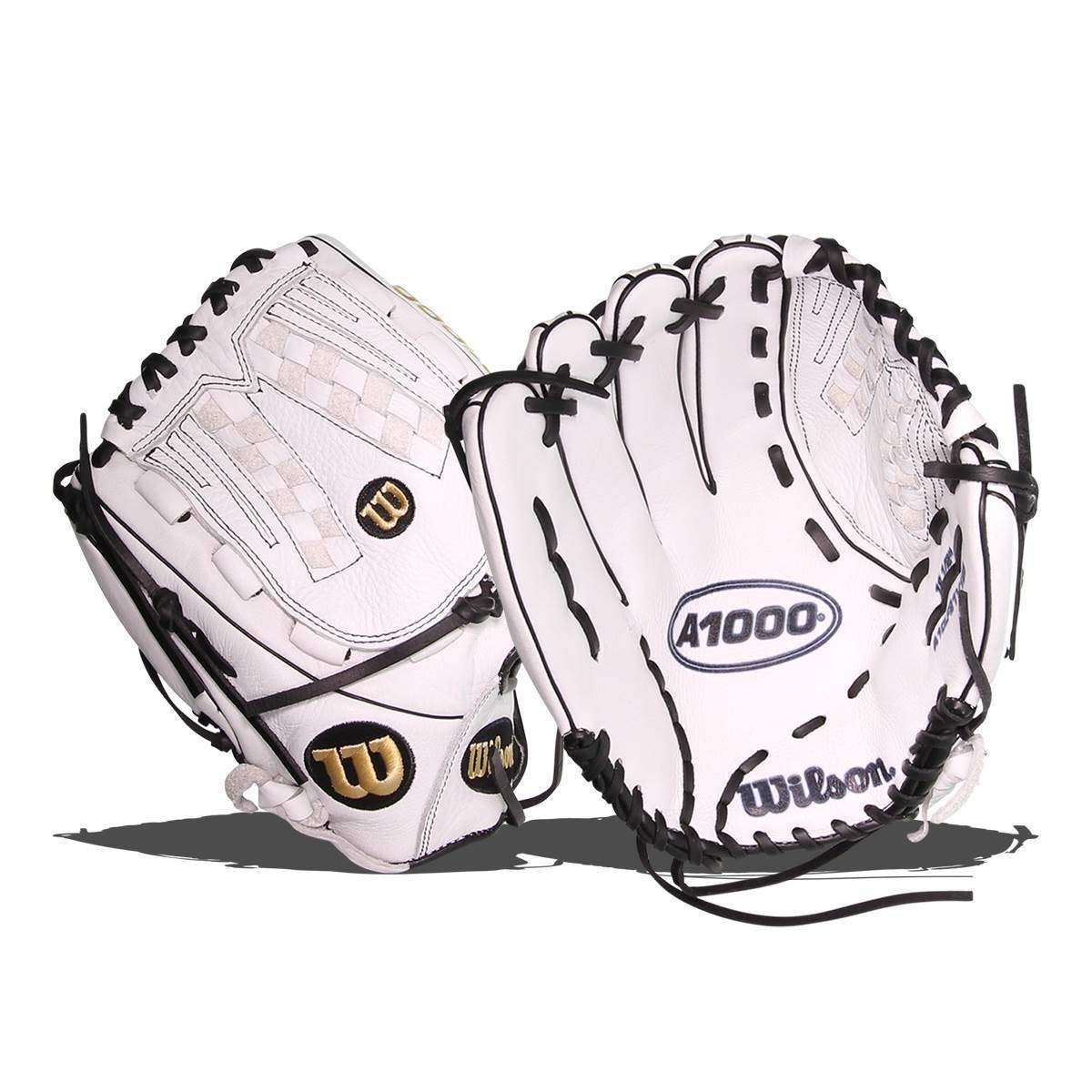 Wilson A1000 12.5" Fastpitch Softball Glove (Wbw100182125) Victory White. - JOY2ESpree