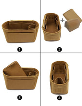 
                        
                          Cargar imagen en el visor de la galería, Felt Purse Bag Organizer Insert with zipper Bag Tote Shaper Fit Speedy Neverfull MM GM
                        
                      