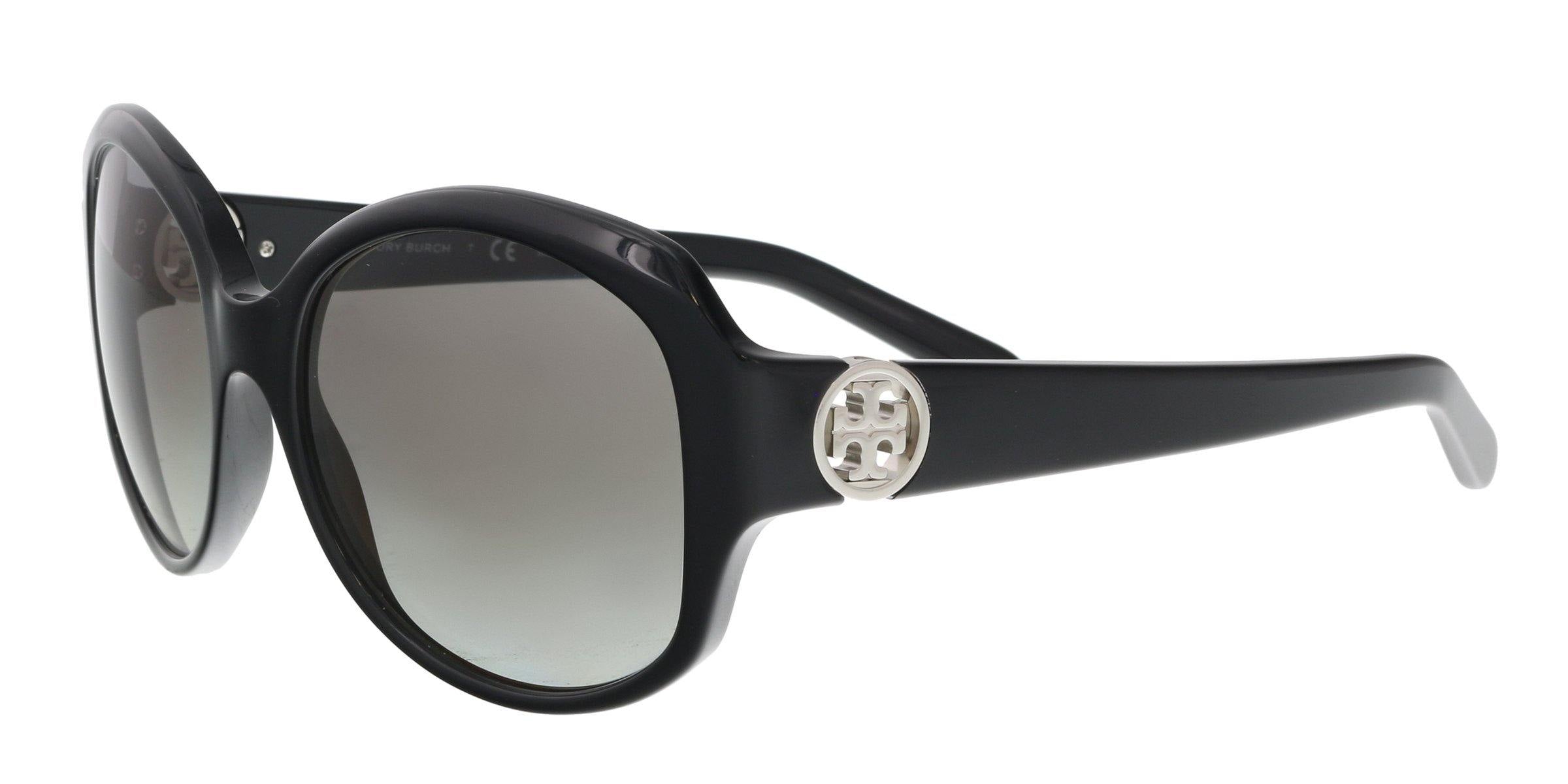 Tory Burch TY7085 - 105811 Sunglasses, Black Frame 55mm w/ Grey Gradient Lens - JOY2ESpree