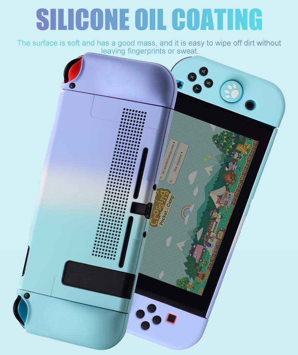 UYIYE Case for Switch - Protective Hard Case for Switch- Dockable TPU Shell Cover for Handheld Video Game Controller - Case Cover for Switch - JOY2ESpree