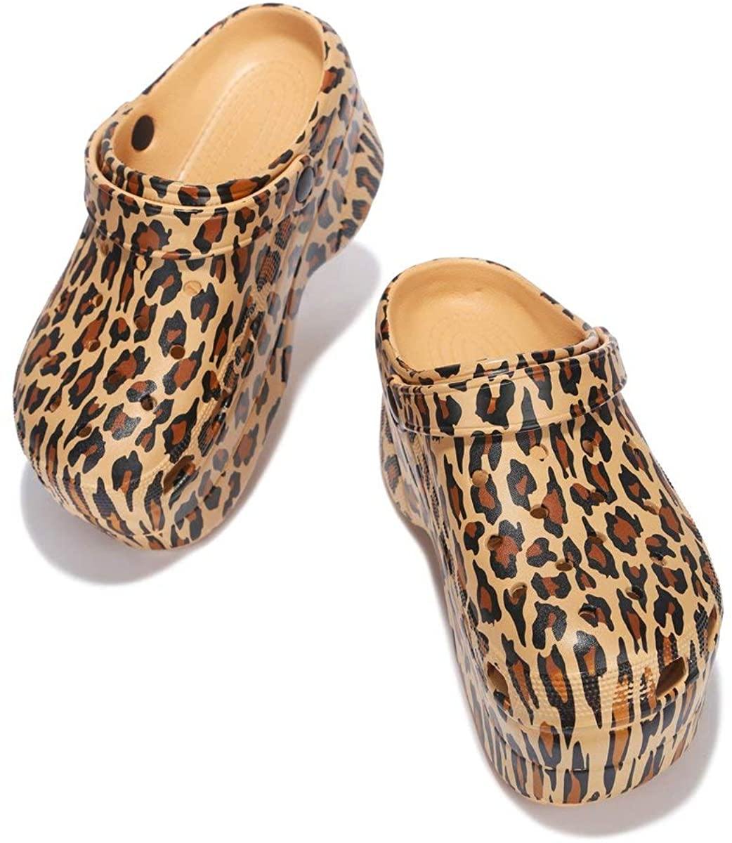 Cape Robbin Gardener Platform Clogs Slippers for Women, Women’s Fashion Comfortable Slip On Slides Shoes