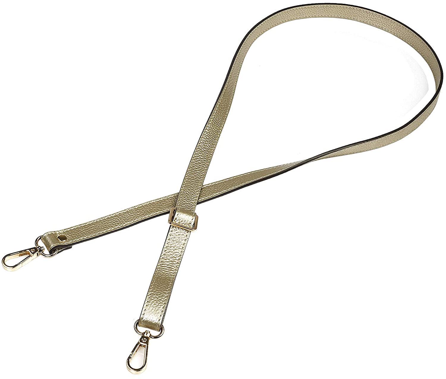 VanEnjoy Full Grain Leather Adjustable Replacement Strap for Crossbody Bag Purse, 26-51"Long 0.71"Wide