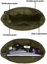 
                        
                          將圖片載入圖庫檢視器 Canvas Tote Bag Waterproof Nylon Multi Pocket Shoulder Bags Laptop Work Bag Teacher Purse and Handbags for Women &amp; Men
                        
                      