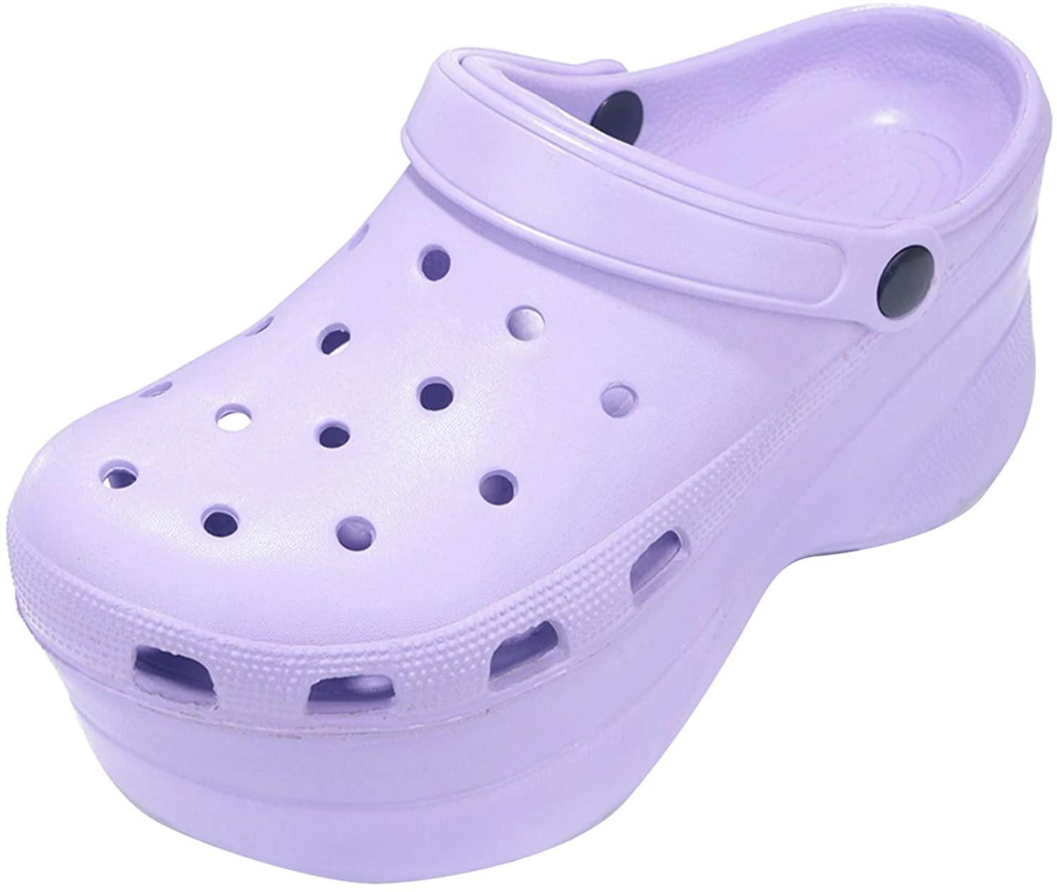 Cape Robbin Gardener Platform Clogs Slippers for Women, Women’s Fashion Comfortable Slip On Slides Shoes