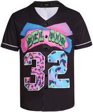 
                        
                          Muat gambar ke penampil Galeri, MOLPE 90s Hip Hop Clothing for Men and Women, Unisex Bel Air 23 Baseball Jersey, Mens Printed Urban Shirts for Party
                        
                      