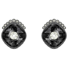 
                        
                          Load image into Gallery viewer, Swarovski Black Baroque Stud Pierced Earrings - JOY2ESpree
                        
                      