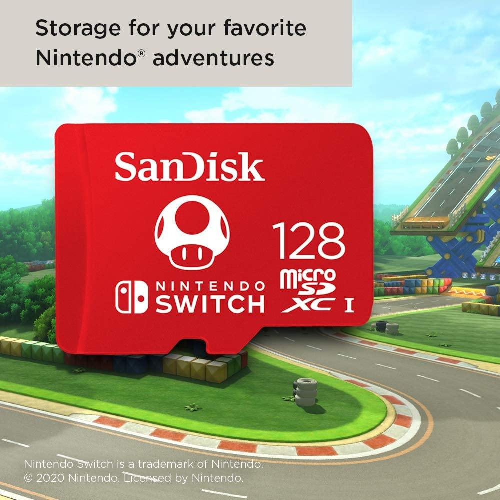 SanDisk 256GB microSDXC Card, Licensed for Nintendo Switch - SDSQXAO-256G-GNCZN - JOY2ESpree
