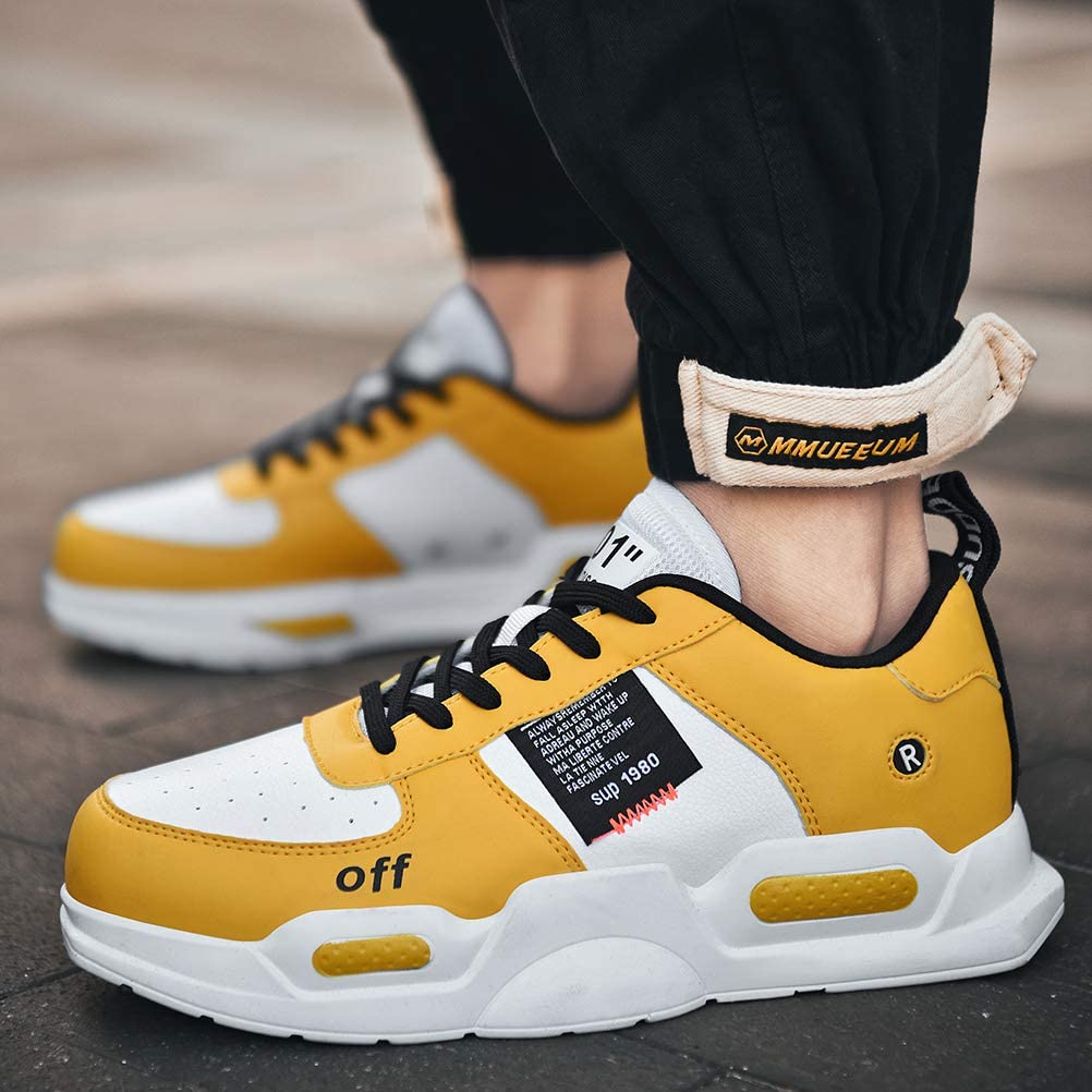 XIDISO Fashion Mens Women Sneakers High and Low Top Walking Shoes Sport Athletic Casual Shoe for Men