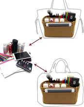 
                        
                          Cargar imagen en el visor de la galería, Felt Purse Bag Organizer Insert with zipper Bag Tote Shaper Fit Speedy Neverfull MM GM
                        
                      