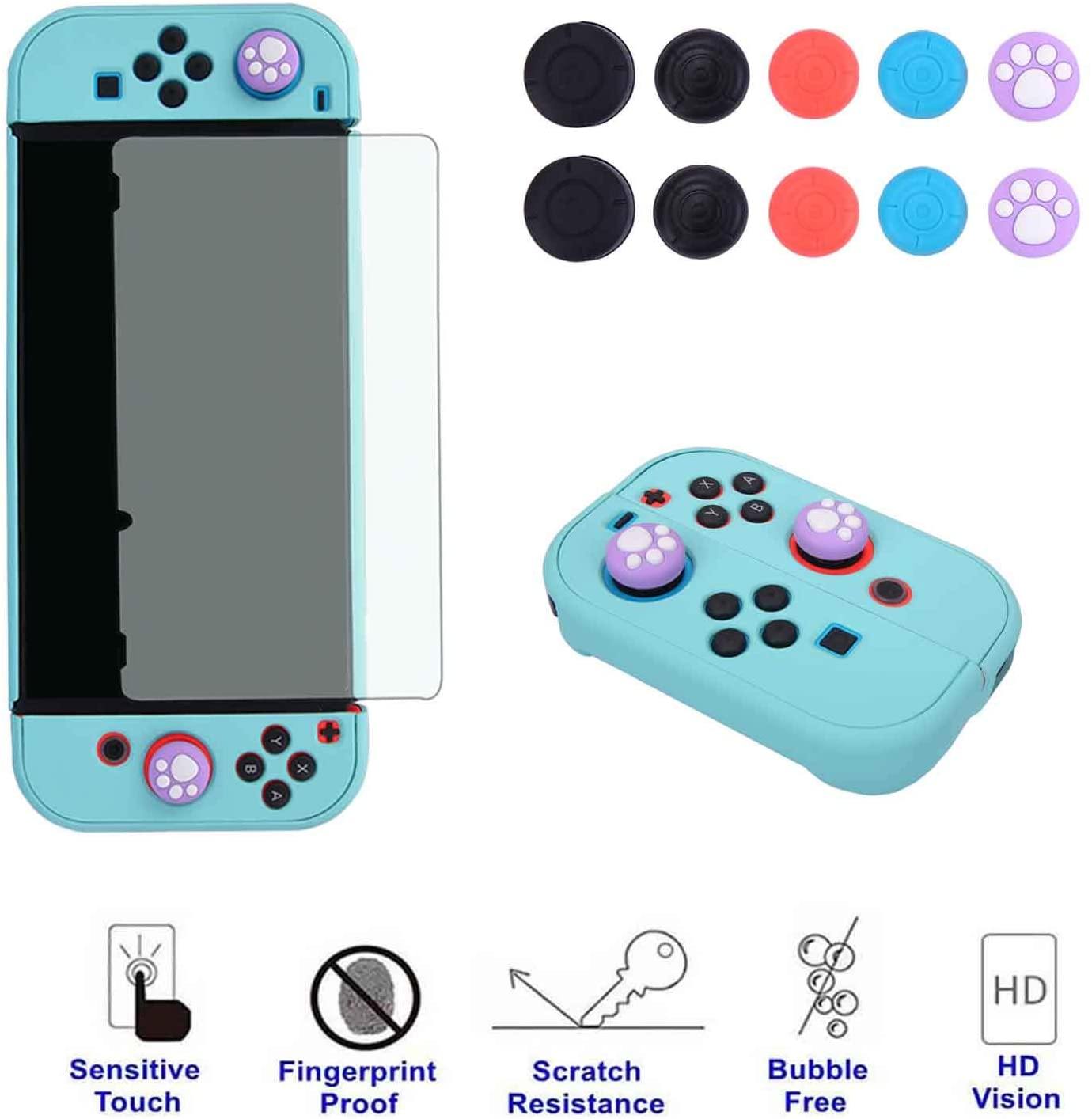 Dockable Case for Nintendo Switch - COMCOOL 3 in 1 Protective Cover Case for Nintendo Switch and Joy-Con Controller - JOY2ESpree