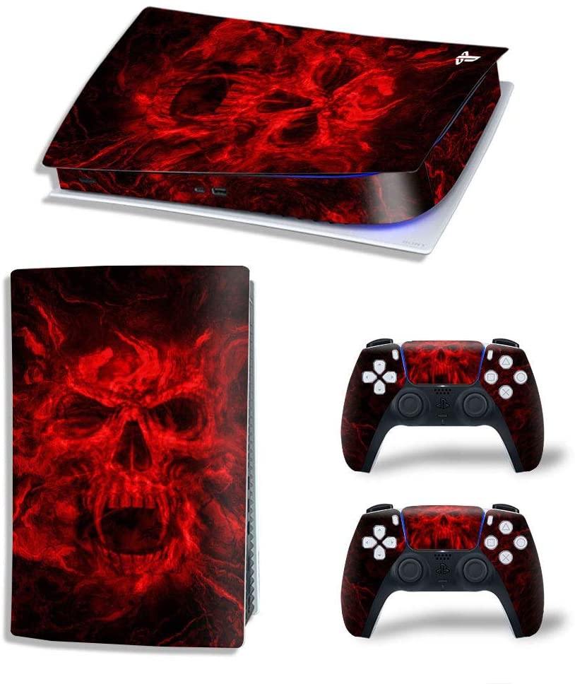 PS5 Skin for Playstation 5 Digital Version, PS5 Console and Controllers Skin Vinyl Sticker Decal Cover - Blue Grimace - JOY2ESpree