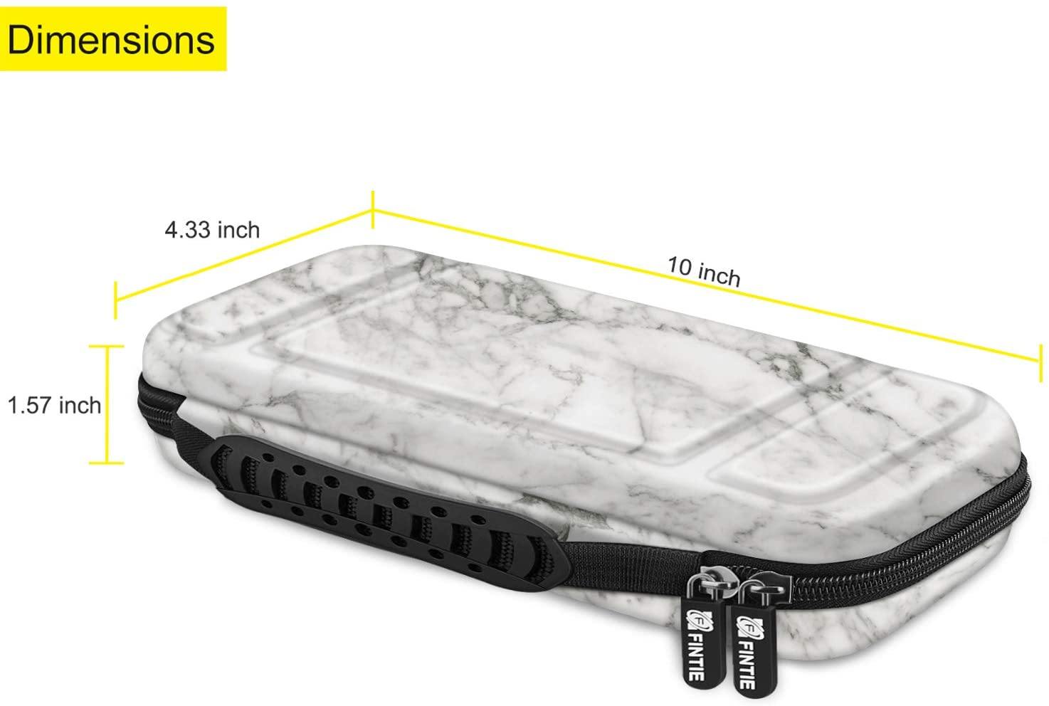 Fintie Carry Case for Nintendo Switch - [Shockproof] Hard Shell Protective Cover Travel Bag w/10 Game Card Slots - JOY2ESpree
