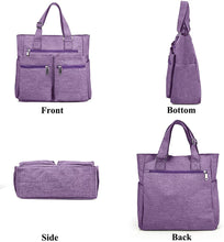 
                        
                          將圖片載入圖庫檢視器 Canvas Tote Bag Waterproof Nylon Multi Pocket Shoulder Bags Laptop Work Bag Teacher Purse and Handbags for Women &amp; Men
                        
                      