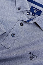 
                        
                          Cargar imagen en el visor de la galería, GANT Men's Oxford Pique Short Sleeve Rugger Polo (222181), Medium, Persian Blue - JOY2ESpree
                        
                      