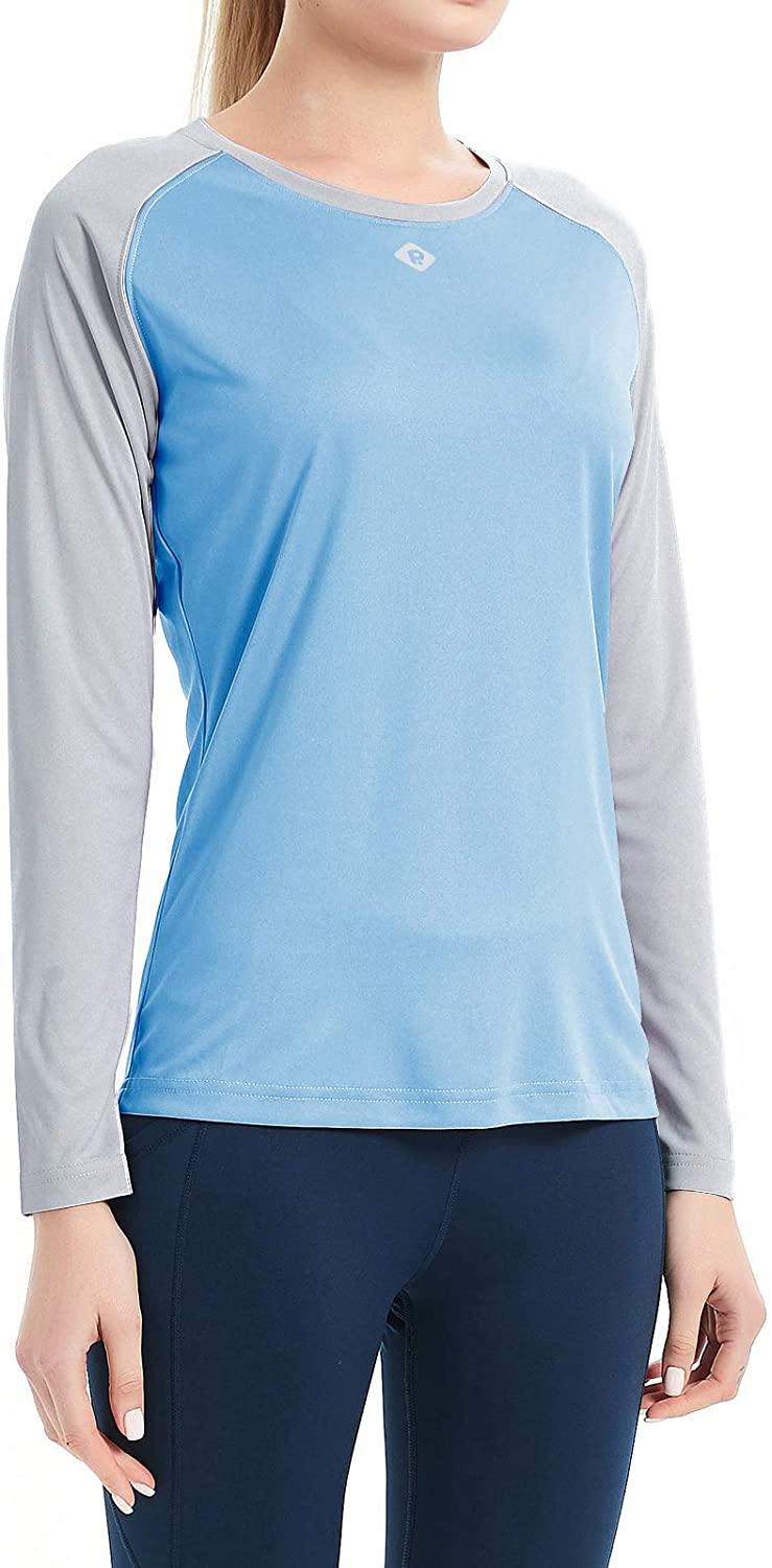 Women's UPF 50+ Sun Protection Hiking Shirts Long Sleeve Quick Dry Rashguard Athletic Running Fishing Shirts - JOY2ESpree