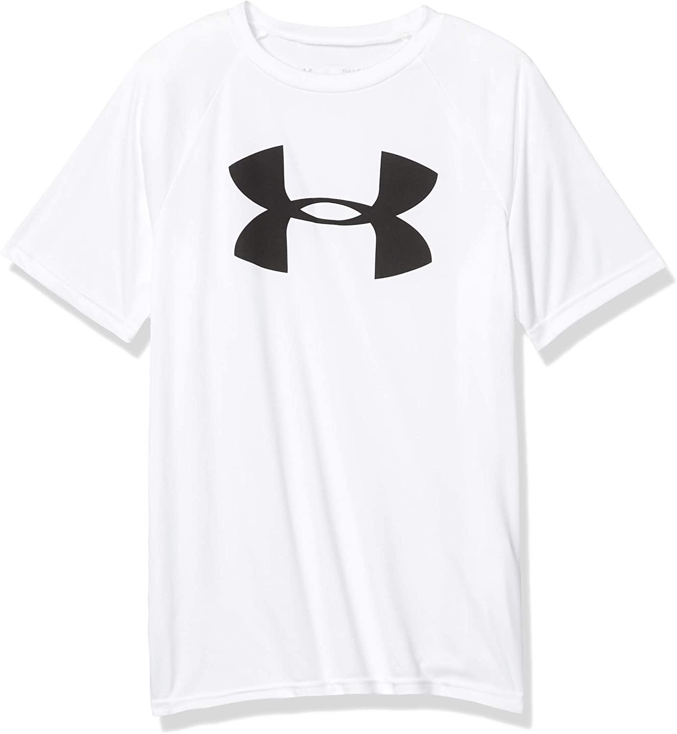 Under Armour Boys' Tech Big Logo Short Sleeve Gym T-Shirt