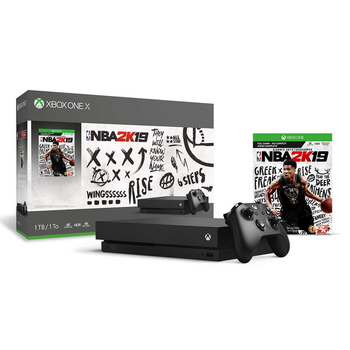 Xbox One X 1TB Console - NBA 2K19 Bundle (Discontinued) - JOY2ESpree