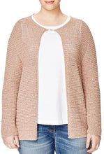 
                        
                          Muat gambar ke penampil Galeri, Marina Rinaldi Women's Marilu Holey Cardigan, Metallic Pink - JOY2ESpree
                        
                      