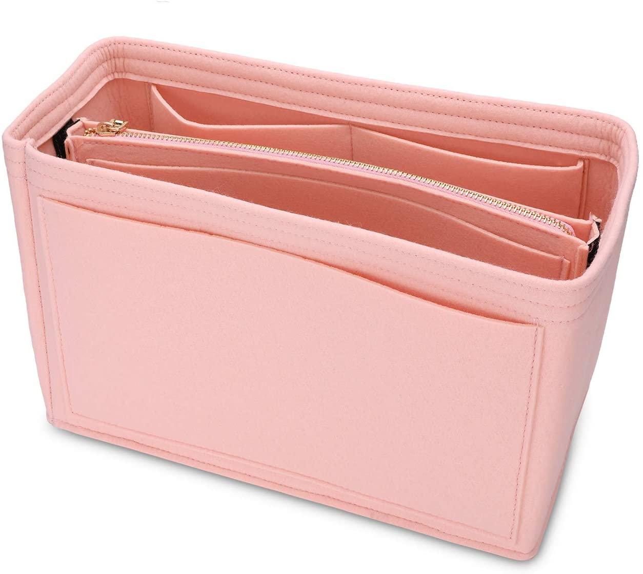 MA STRAP Purse Organizer with Detachable Zipper Pouch Multipurpose Felt Insert Bag Fit Speedy Neverfull Longchamp Tote