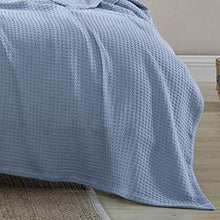 
                        
                          Load image into Gallery viewer, Tommy Bahama Home | Bahama Coast | Blanket-100% Cotton, Hypoallergenic &amp; Ultra-Soft, All Season Bedding, Full/Queen, Blue
                        
                      