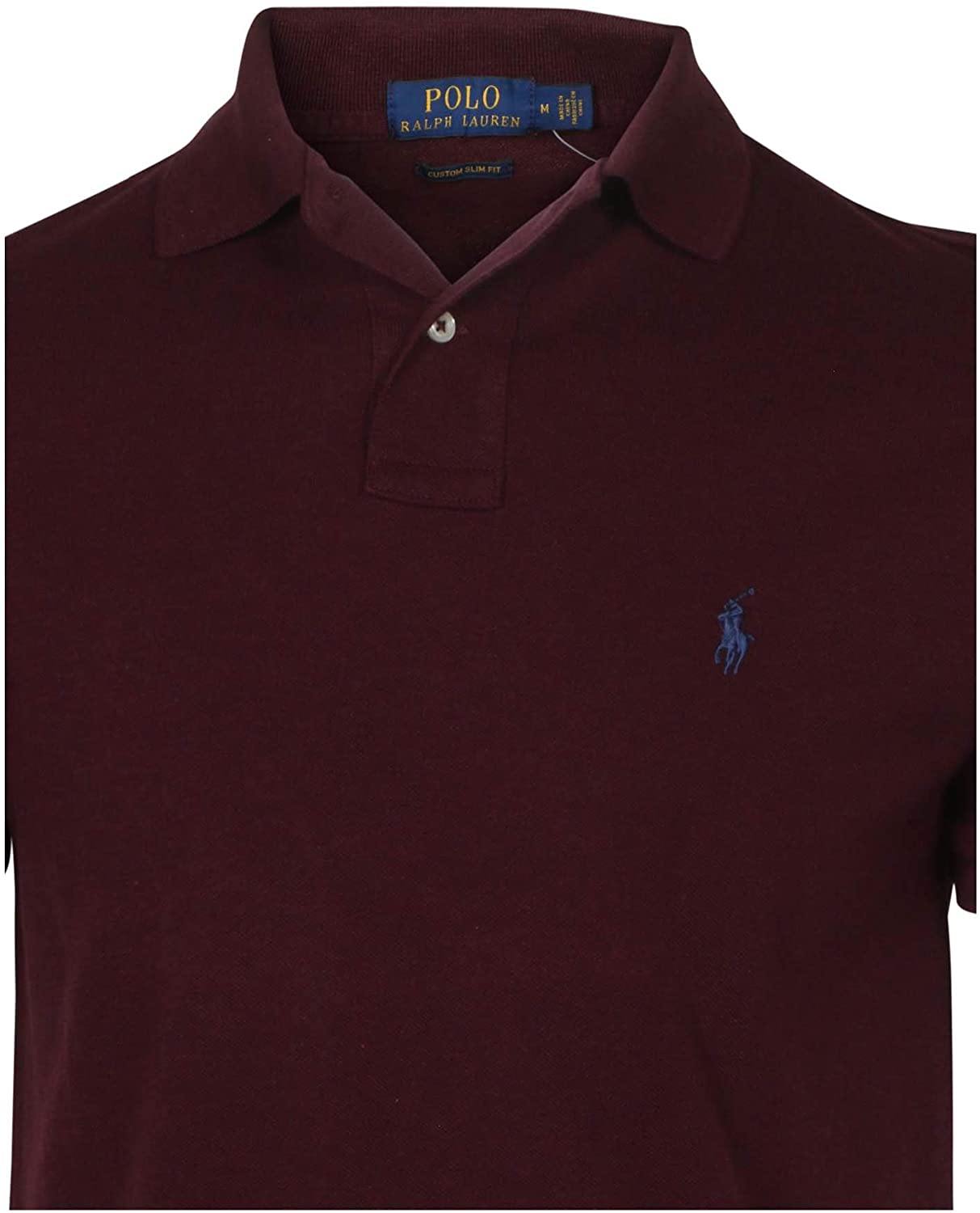 Polo RL Men's Custom Slim Fit Mesh Pony Shirt