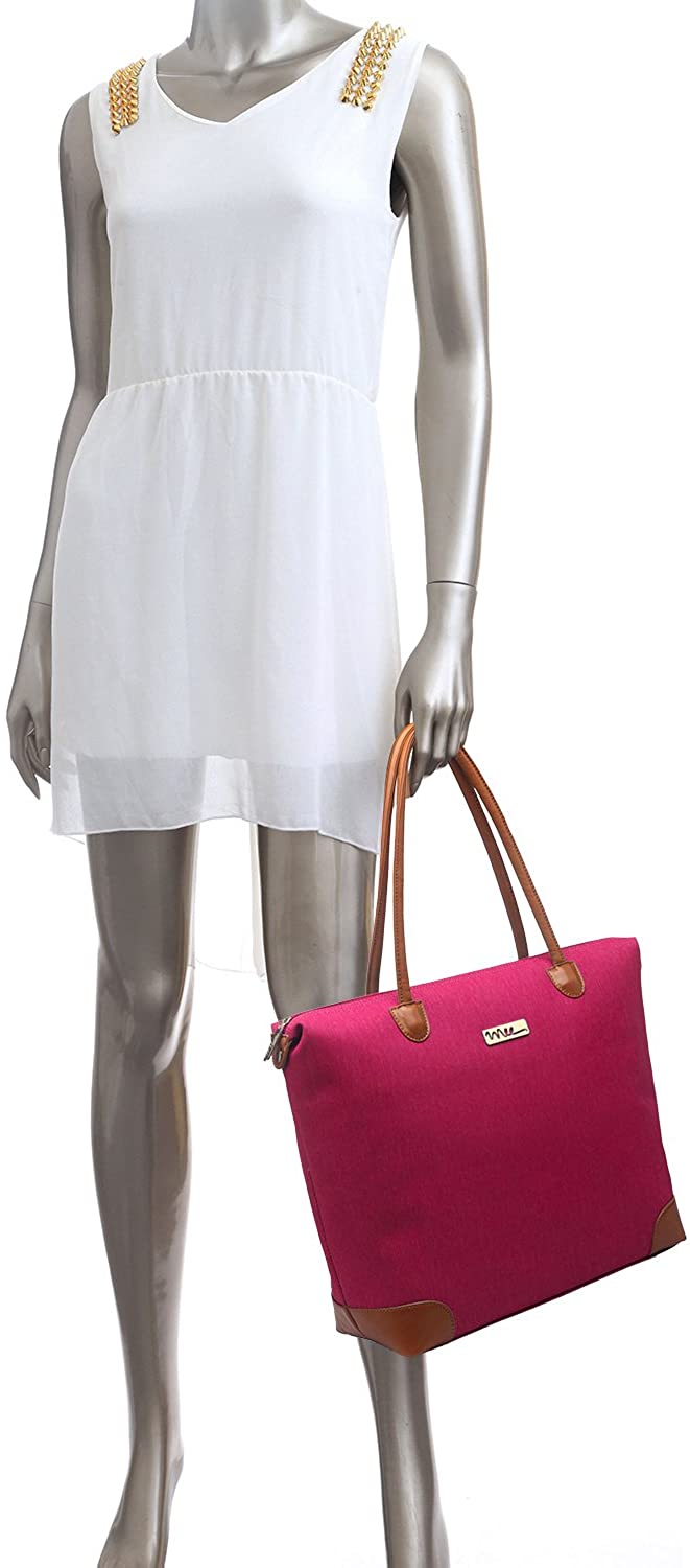 NNEE Water Resistance Nylon Tote Bag & Multiple Pocket Design