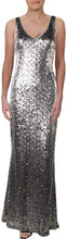 
                        
                          गैलरी व्यूवर में इमेज लोड करें, LAUREN RALPH LAUREN Lemony Women's Sequined Sleeveless V-Neck Column Gown
                        
                      