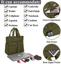 
                        
                          將圖片載入圖庫檢視器 Canvas Tote Bag Waterproof Nylon Multi Pocket Shoulder Bags Laptop Work Bag Teacher Purse and Handbags for Women &amp; Men
                        
                      