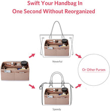 
                        
                          Cargar imagen en el visor de la galería, Felt Purse Organizer, Bag in Bag Organizer For Tote &amp; Handbag Speedy Neverfull, Medium Large Extra Large
                        
                      