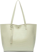 
                        
                          將圖片載入圖庫檢視器 Women's Soft Faux Leather Tote Shoulder Bag from Dreubea, Big Capacity Tassel Handbag
                        
                      