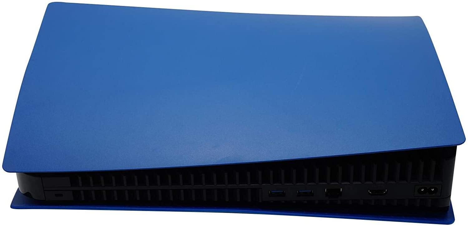 PS5 Console Replacement Plate, Game Case Skin Cover Shell Prevent Dust and Scratches for Digital Version (Blue: Actual Face Plates, Not Just A Decal) - JOY2ESpree