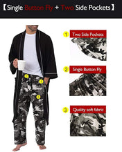 
                        
                          Muat gambar ke penampil Galeri, Bintangor Men's Sleep Pajama Pants 100% Cotton Knit Elastic Waistband Lounge Wear Long
                        
                      