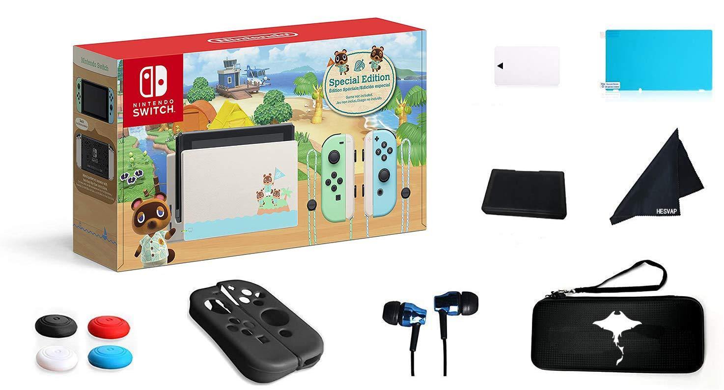 Newest Nintendo Switch - Animal Crossing: New Horizons Edition 32GB Console - JOY2ESpree