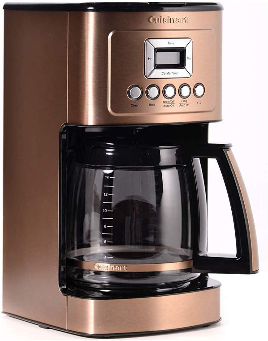 Cuisinart DCC-3200W Perfectemp Coffee Maker, 14 Cup Progammable Coffeemaker with Glass Carafe, White - JOY2ESpree