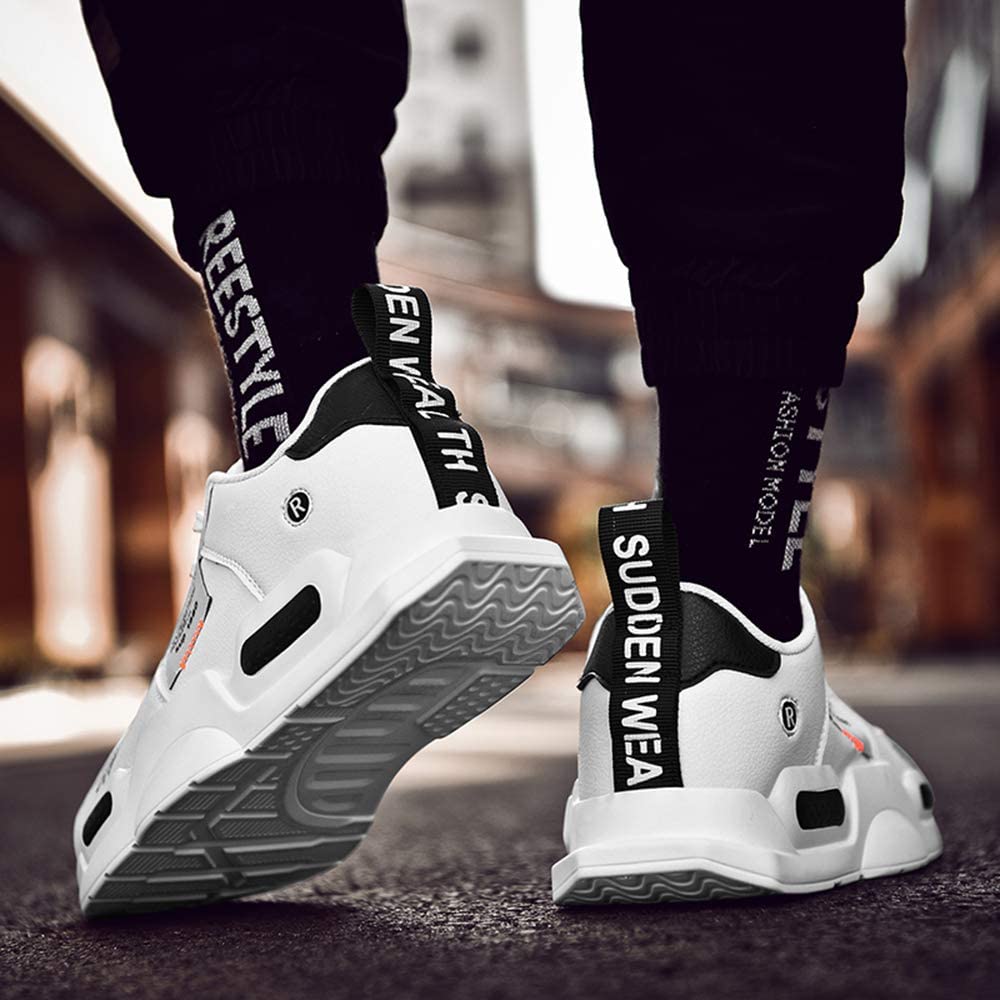 XIDISO Fashion Mens Women Sneakers High and Low Top Walking Shoes Sport Athletic Casual Shoe for Men