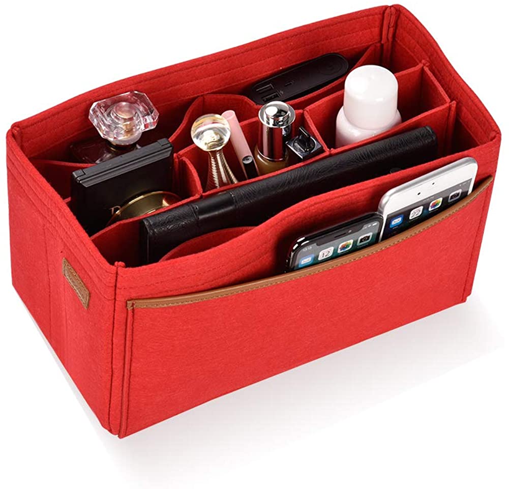 Felt Insert Bag Organizer Bag in Bag Handbag Fit LV Speedy Neverfull Longchamp