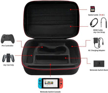 
                        
                          Load image into Gallery viewer, Large Carrying Storage Case for Nintendo Switch,Protective Travel Hard Shell Messenger Bag for Switch Console - JOY2ESpree
                        
                      