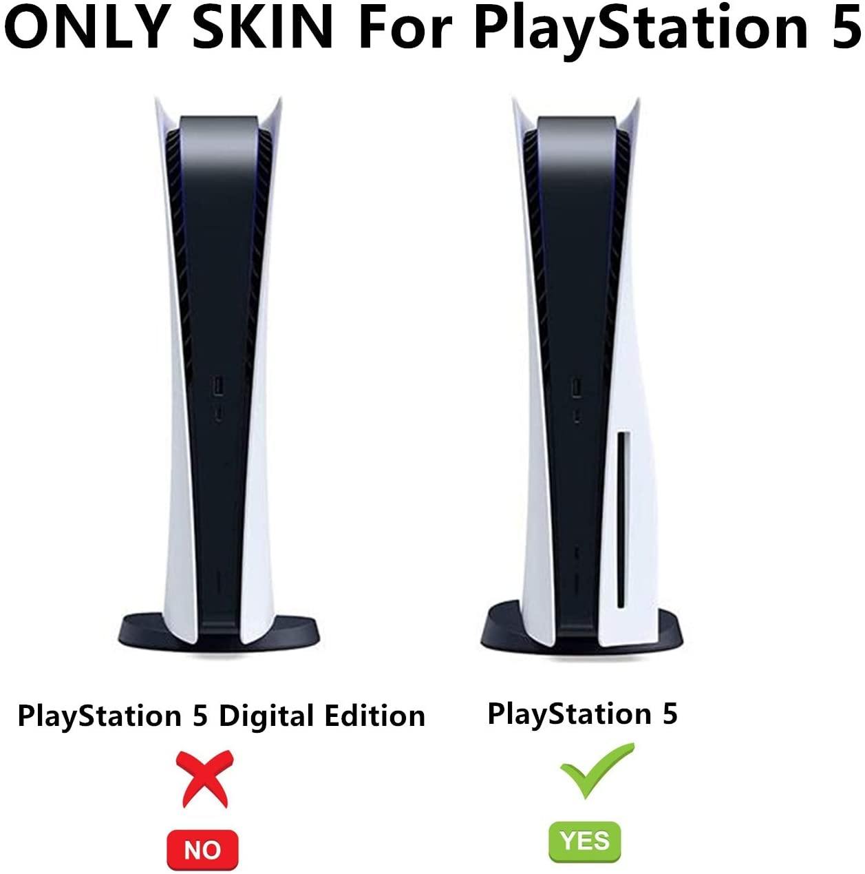 Ps5 Skin Sticker Vinyl Decal Cover for Playstation 5 Console Controllers (CD-ROM, Pink) - JOY2ESpree