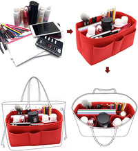 
                        
                          Muat gambar ke penampil Galeri, Felt Fabric Purse Tote Diaper Bag Organizer Insert Bag in Bag with Zipper Inner Pocket For Neverfull Speedy
                        
                      
