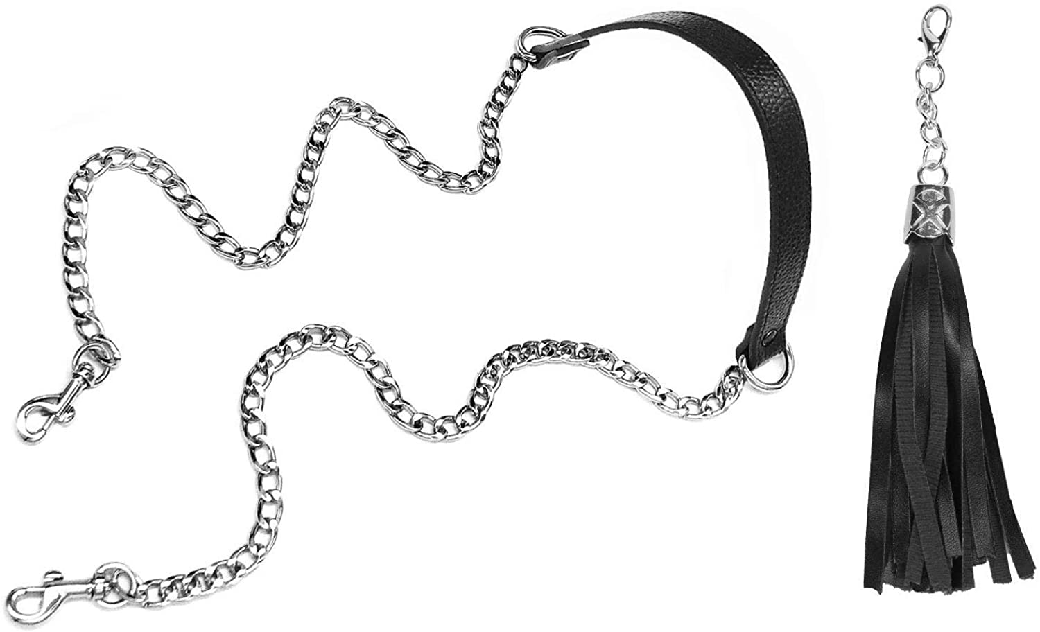 VanEnjoy Replacement Chain & Genuine Leather Shoulder Strap