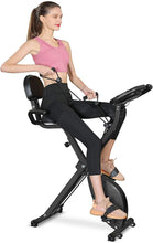 
                        
                          Load image into Gallery viewer, Exercise Bike Stationary Bike Foldable Magnetic Upright Recumbent Portable Fitness Cycle - JOY2ESpree
                        
                      