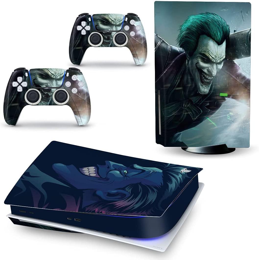 Mmoptop PS5 Skin Venom for Playstation 5 Disc Edition with Console and Dualsense Controller Full Set - JOY2ESpree