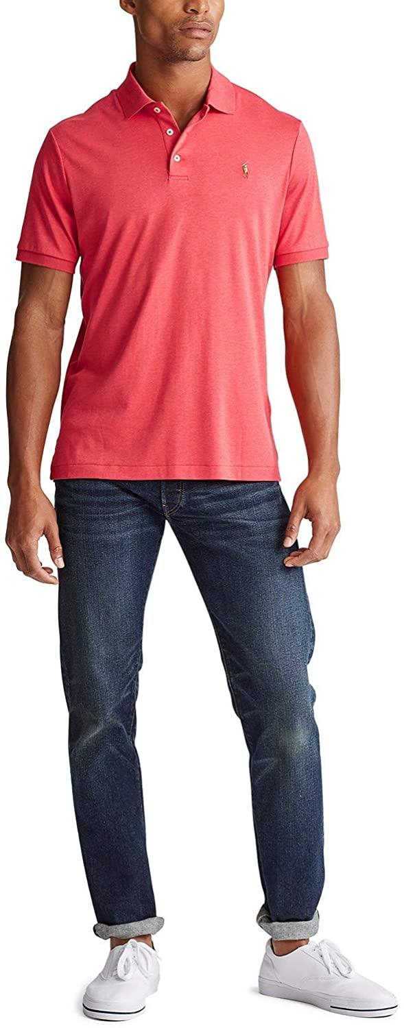 Polo Ralph Lauren Mens Custom Fit Short Sleeves Polo Shirt