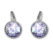 
                        
                          Muat gambar ke penampil Galeri, Swarovski Tanzanite Moonlight Crystal BELLA Pierced Drop Earrings Rhodium #5030703 - JOY2ESpree
                        
                      