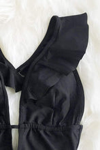
                        
                          Cargar imagen en el visor de la galería, CUPSHE Women's One Piece Swimsuit Ruffle Deep V Neck Strappy Swimwear Bathing Suits
                        
                      